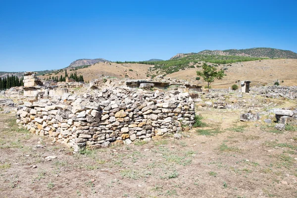 Fornlämningar i Hierapolis — Stockfoto