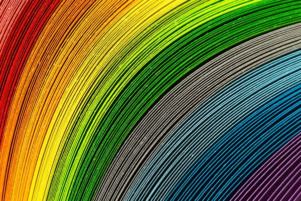 Strisce di carta arcobaleno — Foto Stock