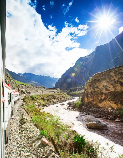 Perú Ferrocarril de Cuzco a Machu Picchu Perú — Foto de Stock