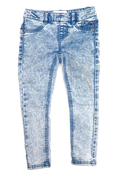 Blauwe trendy Jeans — Stockfoto