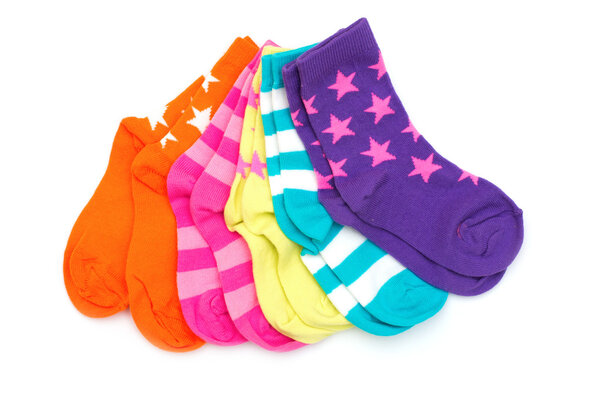 colorful cotton socks