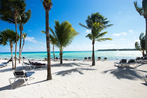 Beach and tropical sea — Stock Photo, Image