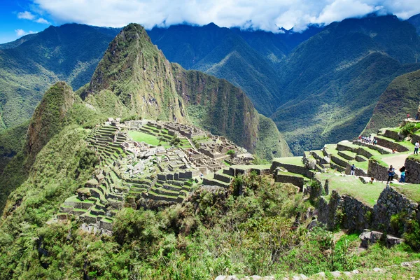 Las ruinas incas de Machu Picchu — Foto de Stock