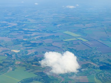 Mavi gökyüzündeki bulutlar