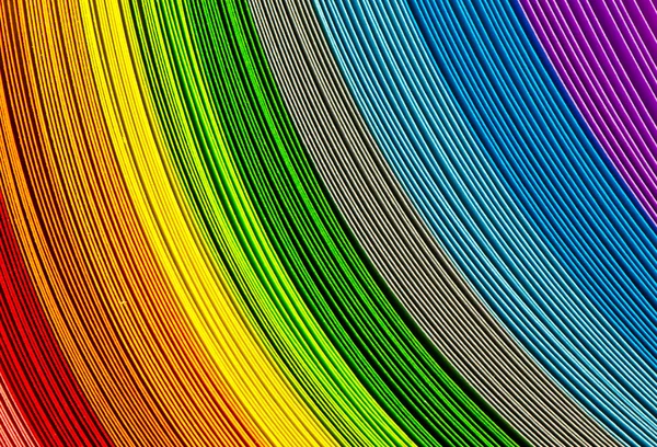 Tiras de papel arco-íris — Fotografia de Stock