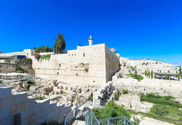 Ruínas antigas em Jerusalém — Fotografia de Stock