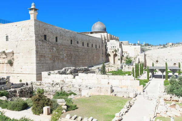 Ruínas antigas em Jerusalém — Fotografia de Stock