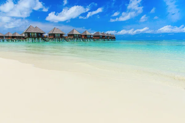 Water bungalows at Maldives — Stock Photo, Image