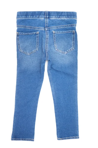 Сині джинси модні — стокове фото