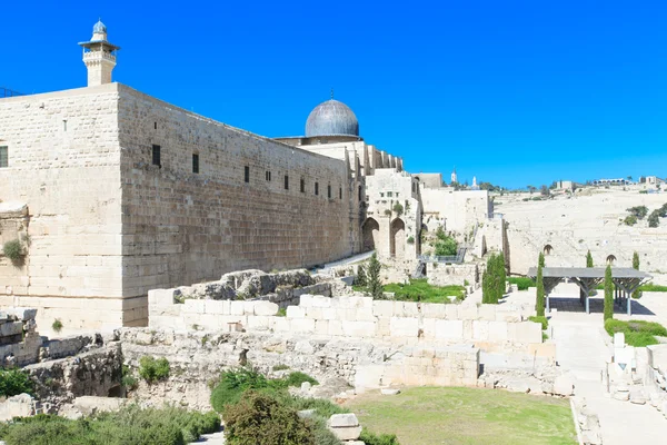 Antické ruiny v Jeruzalémě — Stock fotografie