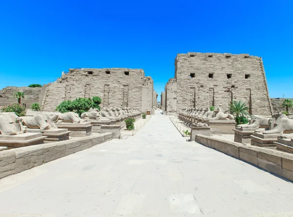Ruínas do templo de Karnak — Fotografia de Stock