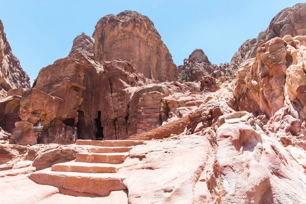 Blick auf die jordanische Wüste — Stockfoto