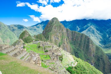 machu pichu ile huayna picchu Panoraması