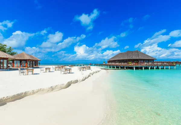 Water bungalows at Maldives — Stock Photo, Image