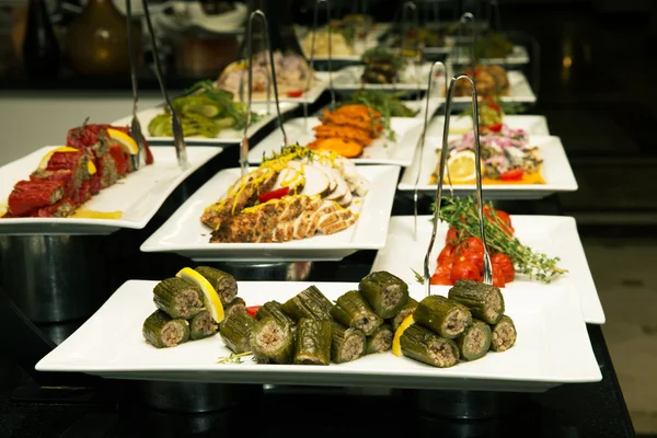 Linea buffet nel ristorante dell'hotel — Foto Stock
