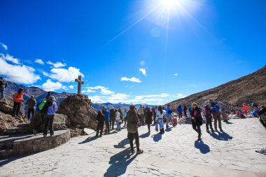 Condor izlerken turist
