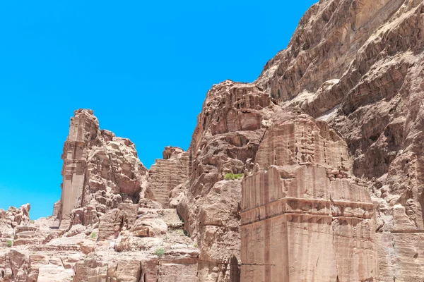 Terk edilmiş şehir Petra — Stok fotoğraf