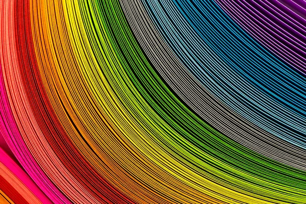 Tiras de papel arco-íris — Fotografia de Stock
