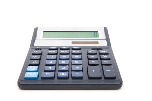 black digital calculator