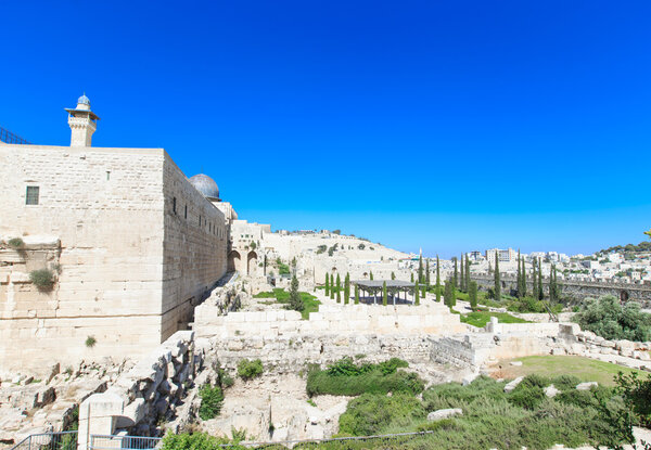 Ancient ruins in Jerusalem