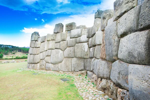 Sacsayhuaman Sitio arqueológico Inca — Foto de Stock