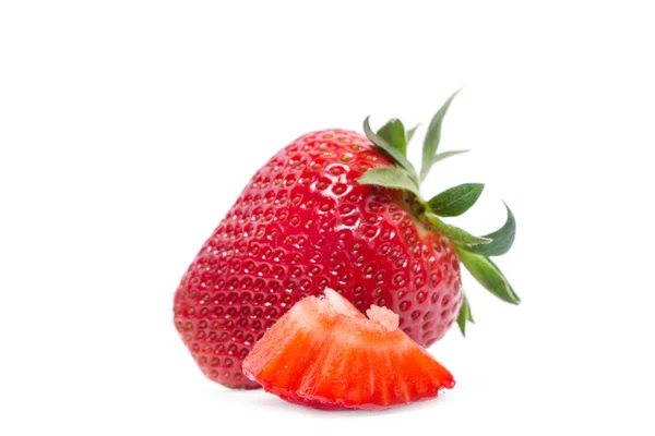 Färska mogna jordgubbar — Stockfoto