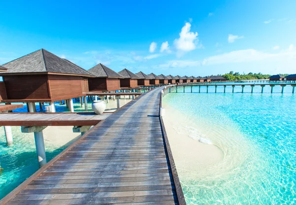 Spiaggia tropicale alle Maldive — Foto Stock