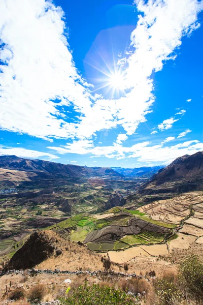 Bellissimo paesaggio nelle Ande — Foto Stock