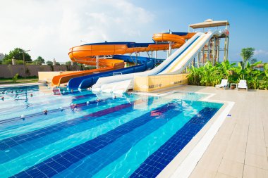 Aquapark slayt görünümü