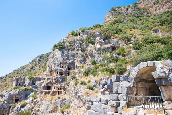 Kapadokya dağ manzarası Stok Fotoğraf