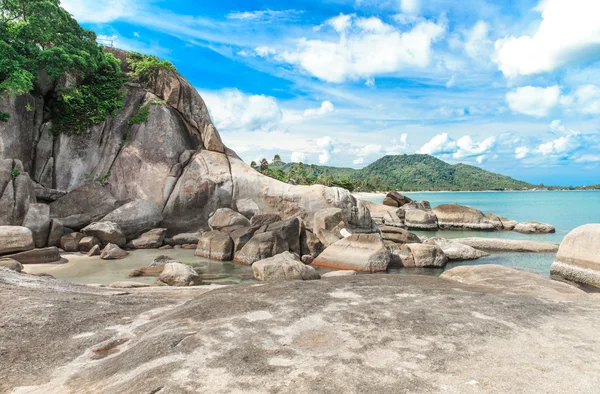 Playa y mar tropical — Foto de Stock