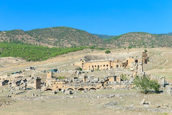 Ancient ruins in Hierapolis — Stock Photo, Image