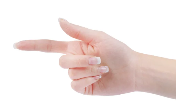 Menselijke hand gebaren — Stockfoto