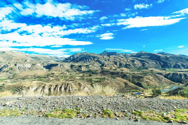 美丽的风景，在安第斯山脉 — 图库照片