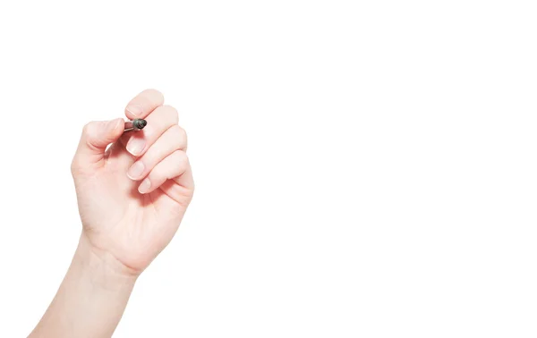 Female Hand with pen — Stock Photo, Image