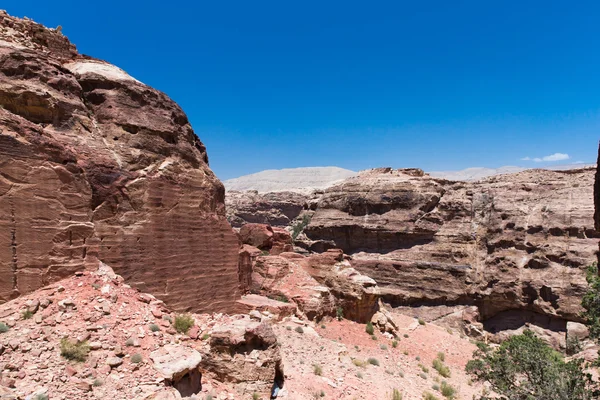 Deserto jordaniano em Petra — Fotografia de Stock