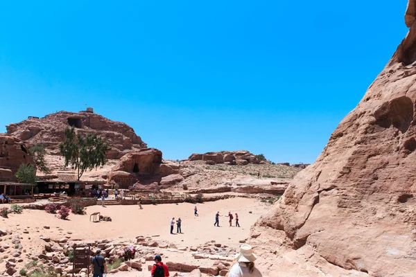 Ιορδανίας έρημο στο Petra — Φωτογραφία Αρχείου