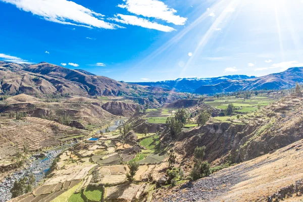 Hermoso paisaje en los Andes — Foto de Stock