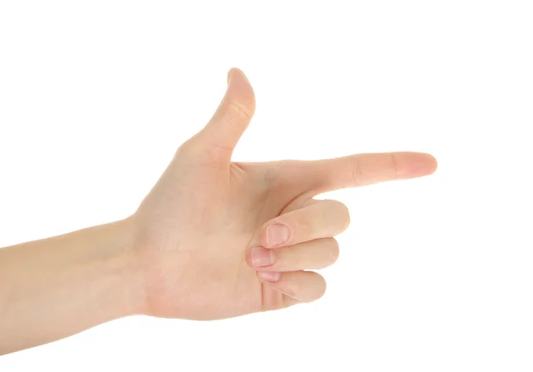 Mänsklig hand gester — Stockfoto