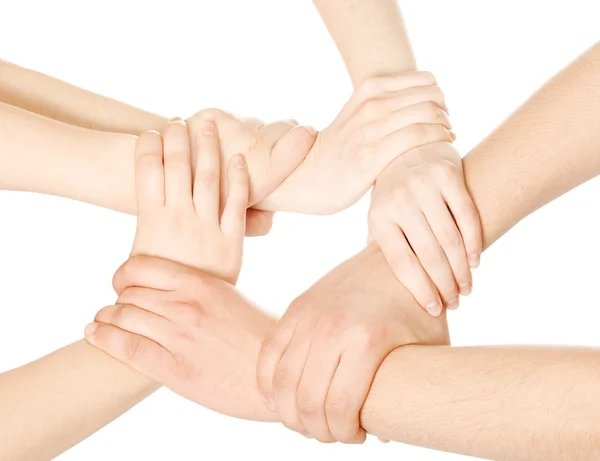 United human hands — Stock Photo, Image