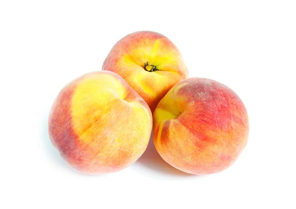 Ripe organic peaches — Stock Photo, Image