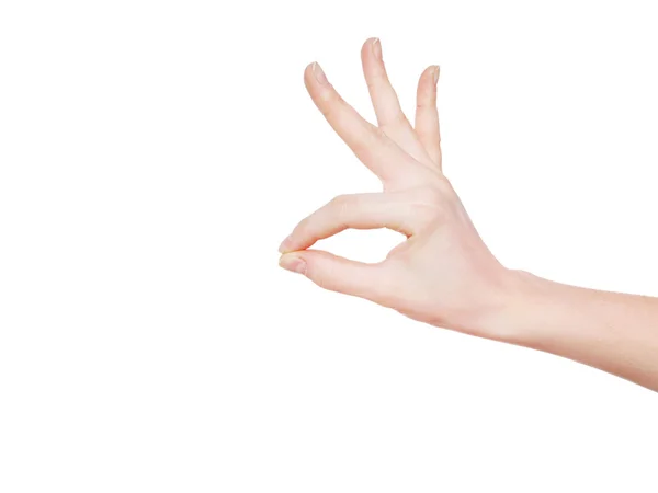 Human hand gesturing — Stock Photo, Image