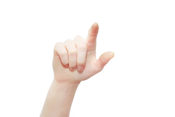 Human hand gesturing — Stock Photo, Image