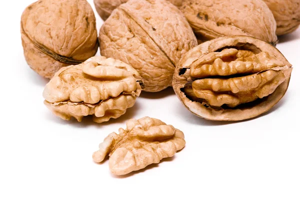 Brown healthy walnuts — Stock Photo, Image