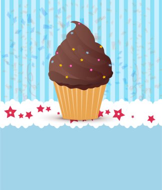 Nefis çikolatalı kekler.