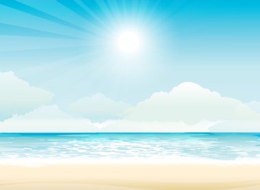 plaj ve tropikal deniz