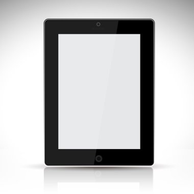 Tablet bilgisayar dokunmatik ekran ile