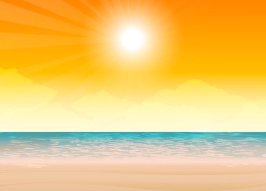 plaj ve tropikal deniz