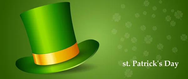 St. Patrick's Day hat — Stock Vector