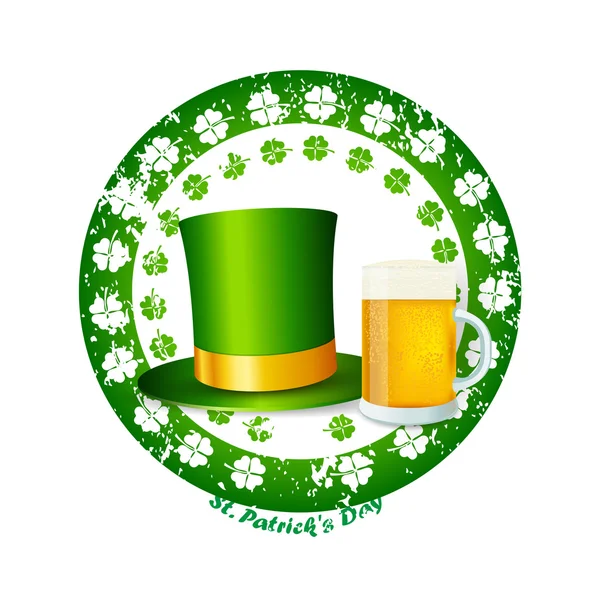 Iconos del Día de San Patricio — Vector de stock